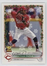 2022 Topps Holiday Mega Box Jonathan India #HW167 0ug5
