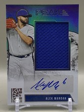 2022 Panini Capstone Alek Manoah Peak Material Auto - Toronto Blue Jays