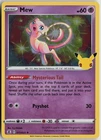 Mew Holo Rare Holo Celebrations 011/025 NM