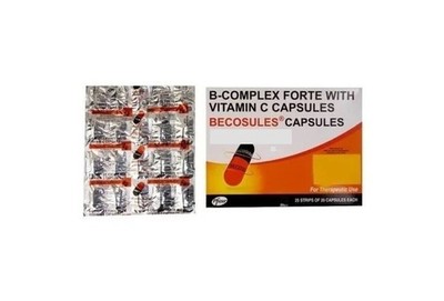 Vitamin B-complex BECOSULES (120 CAPSULES) Manage Vitamin & Mineral deficiency