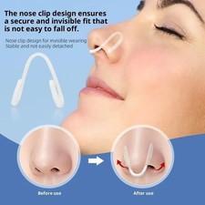 Nasal Dilator For Relieve Snore Silicone Anti Snoring Nose Clip For Better Sleep