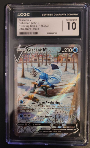 Glaceon V graded CGC 10 for sale on eBay