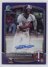 2025 Bowman Purple Mojo Refractor 91/199 Daiber De Los Santos #BMA-DD Auto 05k6