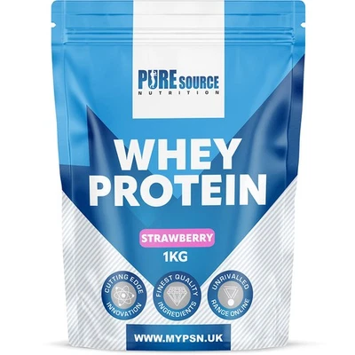 PURE SOURCE NUTRITION PSN Pure Whey Protein Powder 1kg 2.5kg Anabolic Lean Muscle Gainer Mass Shake