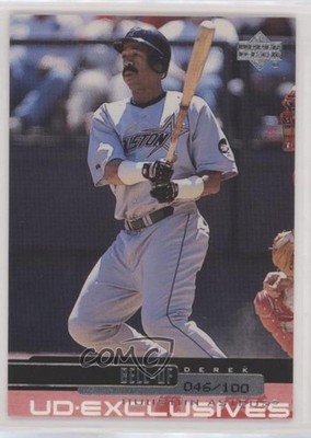 2000 Upper Deck UD Exclusives Silver 46/100 Derek Bell #128 0nr3