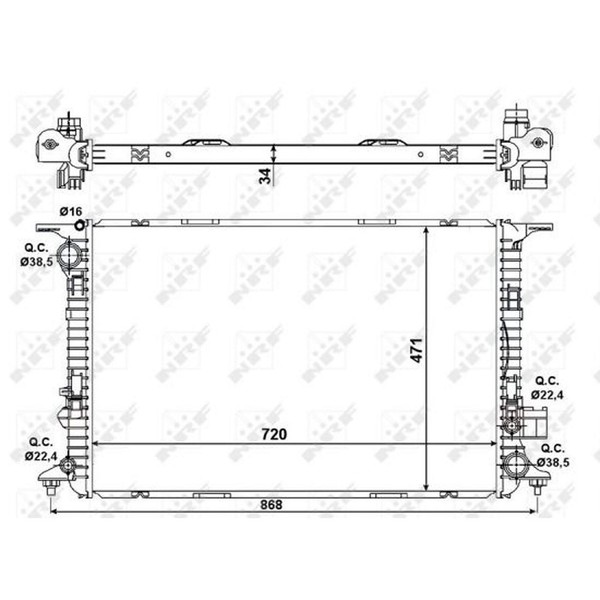 Nrf 58439 KüHler MotorküHler WasserküHler MotorküHlung-image