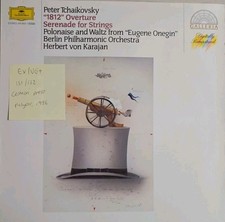 Peter Tchaikovsky 1812 Overture Serenade For Strings Vinyl Record EX/VG+ 415855