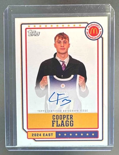 Cooper Flagg 2024 Topps Chrome McDonald's All-American #EA-CF Event Auto