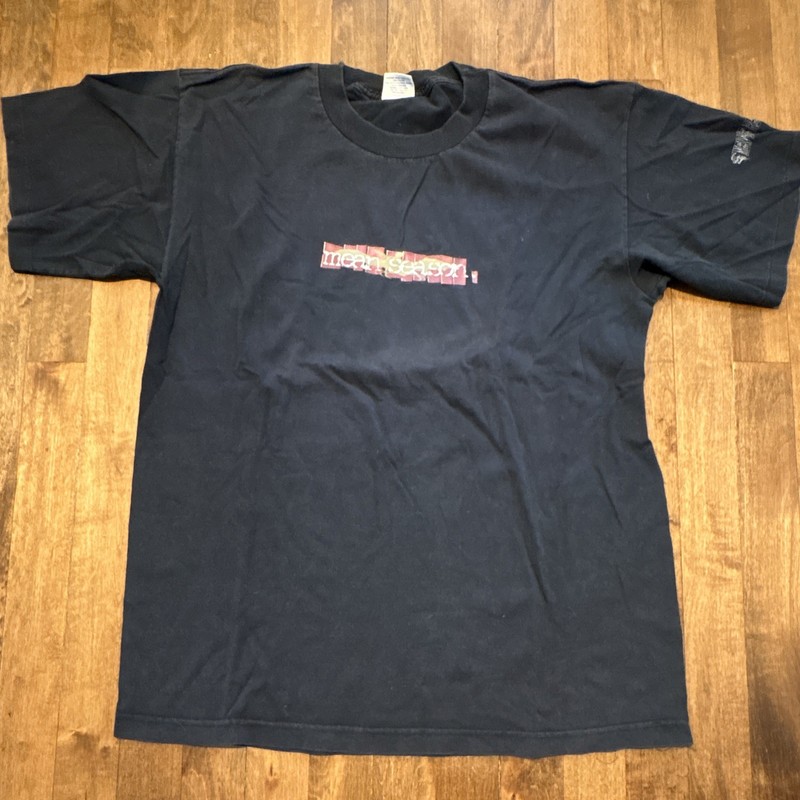 Mean Season Hardcore L Black New Age Records Tee 90s