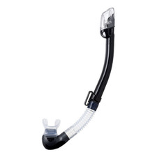TUSA Hyperdry Elite II Dry Snorkel Diving Snorkeling Purge Valve Black