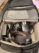 Canon EOS Rebel XTi 10.1MP DSLR w/ 18-55mm f/3.5-5.6 Lens, Charger, Bag