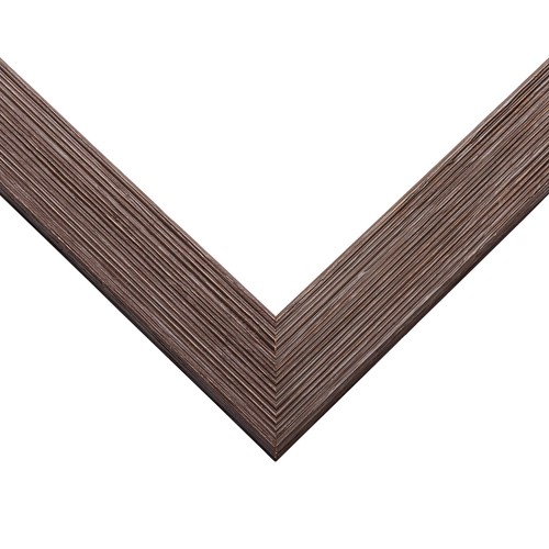 7x17 Frame Brown Barnwood Picture Frame Modern Photo Frame UV Acrylic, Acid Free - Picture 7 of 10