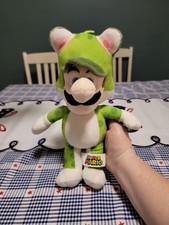 Super Mario 3D World LUIGI Green Cat Suit Cos...