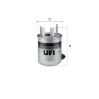 Kraftstofffilter UFI 24.095.06 Filtereinsatz FüR Renault Koleos 2 Dci 175 Hcak 3
