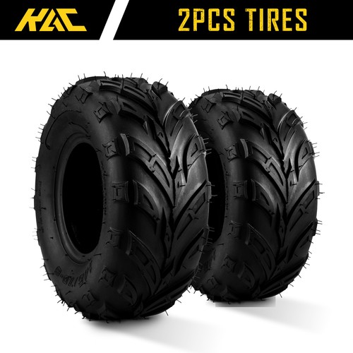 Set of 2 145/70-6 ATV Go Kart Tires All Terrain 4 Ply 145x70-6 Tubeless 156Lbs