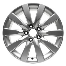 Reconditioned 17x8 Painted Silver Wheel fits 560-58837