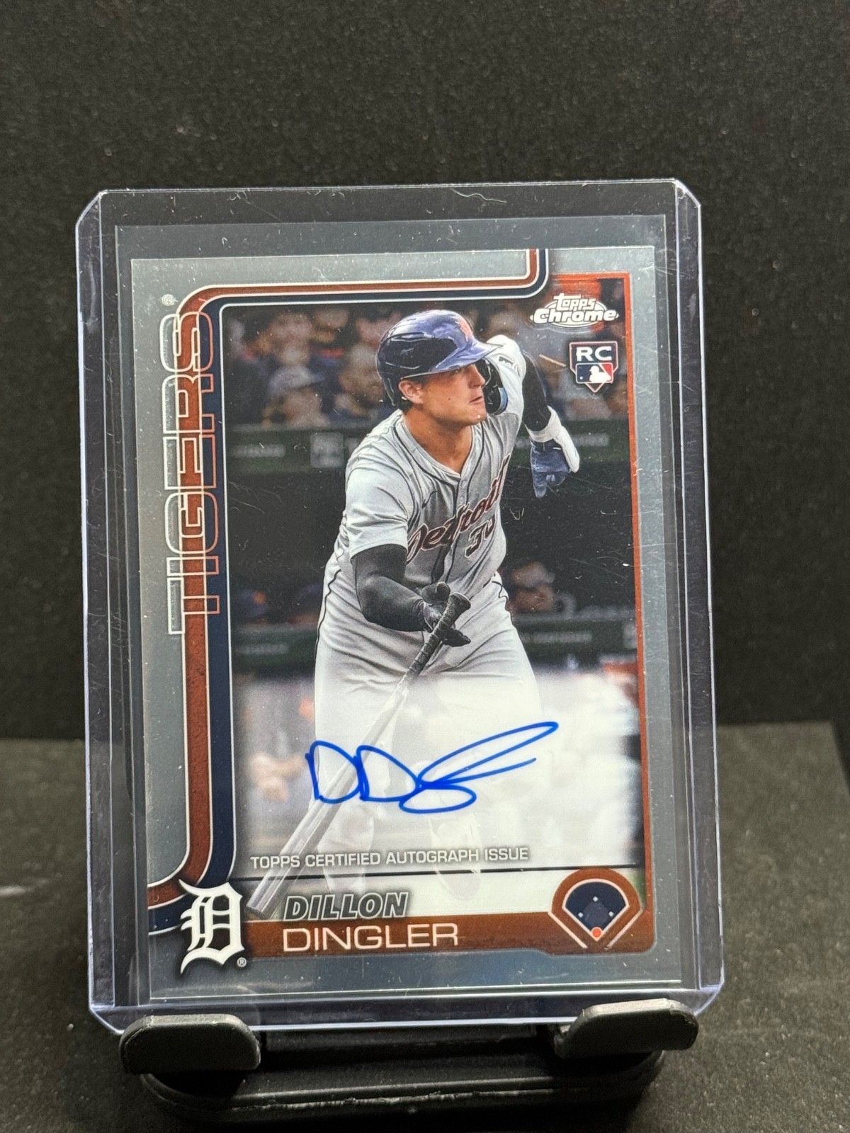 topps chrome 2025 Dillon Dingler Autograph RA-DD Detroit Tigers Rookie