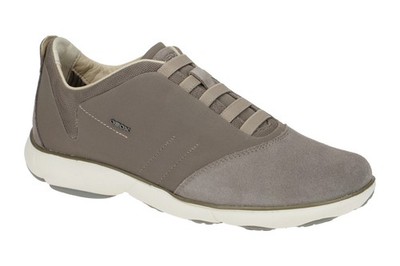 Geox NEBULA Herrenschuhe - bequeme Slipper - Halbschuhe grau Freizeit NEU