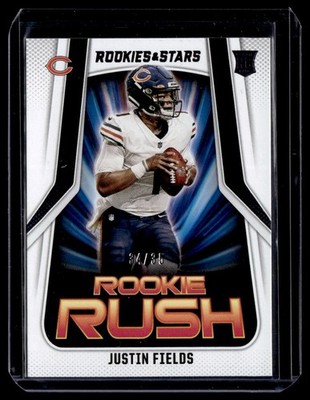 2021 Panini Rookies & Stars Rookie Rush Purple Justin Fields 34/35 #RR-4