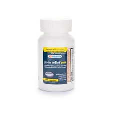 A Health Ibuprofen PM Softgels, Pain Reliever/Nighttime Sleep Aid NSAID , 12...