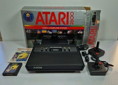 Atari VCS 2600 Darth Vader PAL + OVP + Pac-Man + 2 Controller - getestet ! TOP !