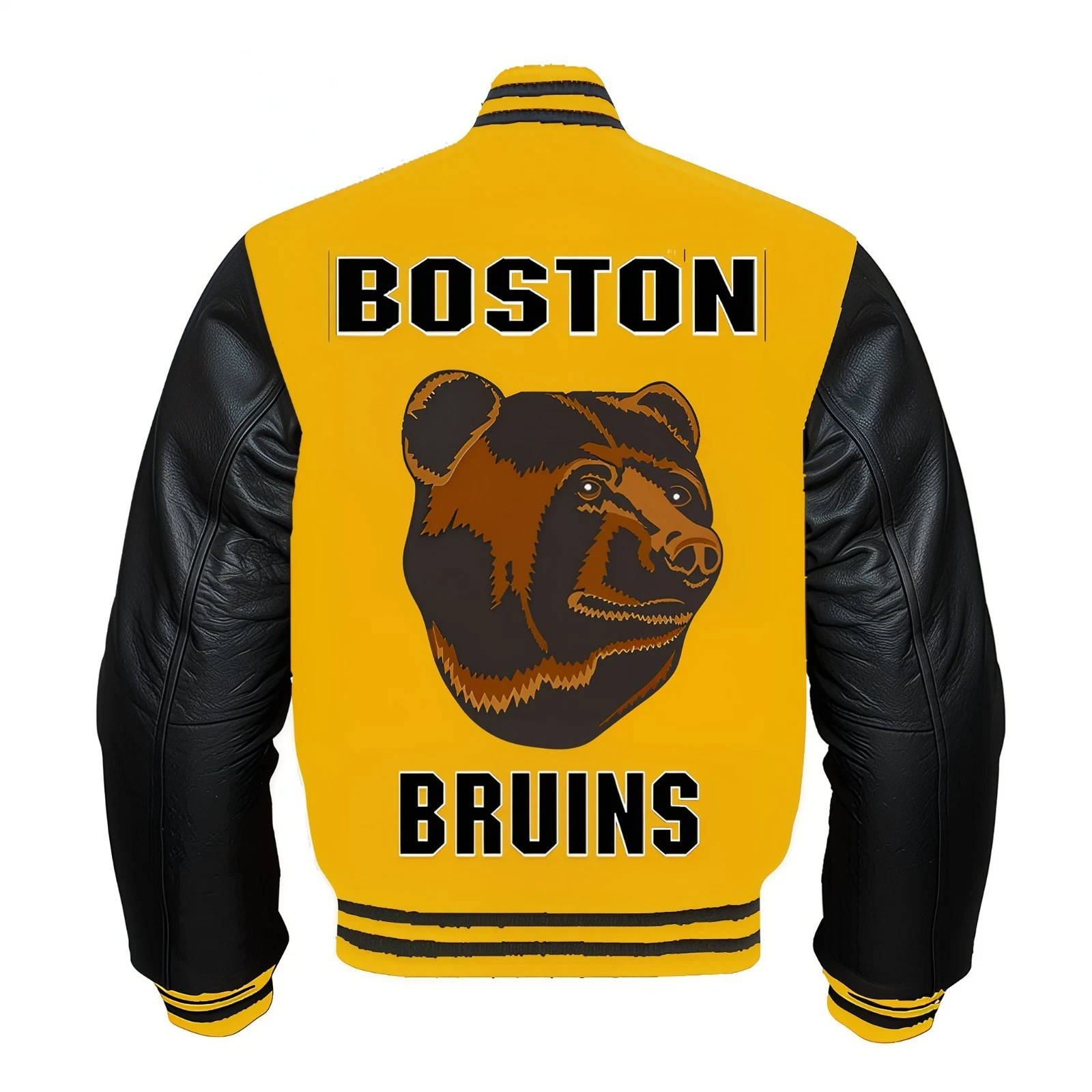 Boston Bruins Gold Body Black Jacket
