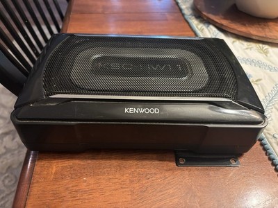 Kenwood KSC-SW11 Enclosed Powered Compact Car Subwoofer KSC-SW11