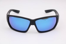 Costa Tuna Alley Black Rectangle Polarized Sunglasses 06s9009 62-11-125