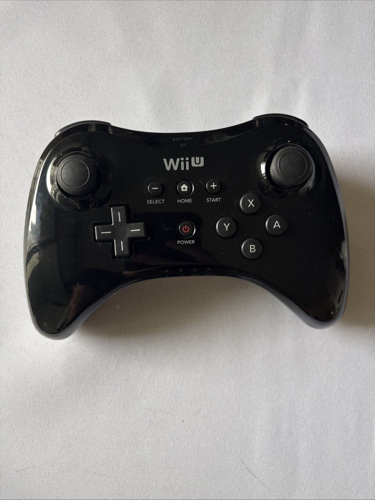 Genuine, Official Nintendo Wii U Pro Controller Wireless [WUP-005] Black OEM