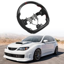 Carbon Fiber Leather Steering Wheel For Subaru Wrx Sti 2008-2014 Steering Wheel