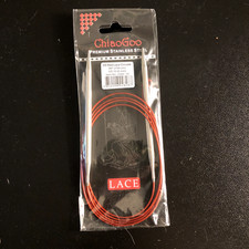 ChiaoGoo Red Lace Circular Needle US Size 10 6mm 60"