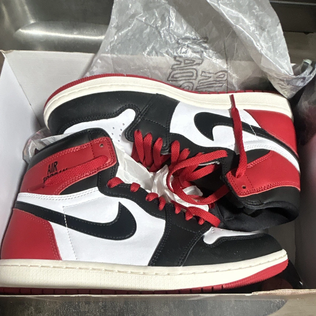 Jordan 1 Retro OG High Black Toe Reimagined | eBay