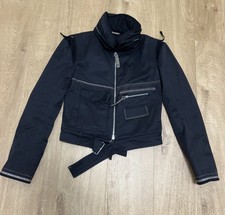 Marithe Francois Girbaud Jacket Women's Black Designer Made in Italy size FR38