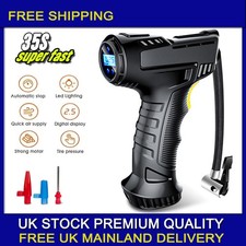 Cordless Digital Car Tyre Inflator USB Rechargeable Tire Air Compressor Pump UK