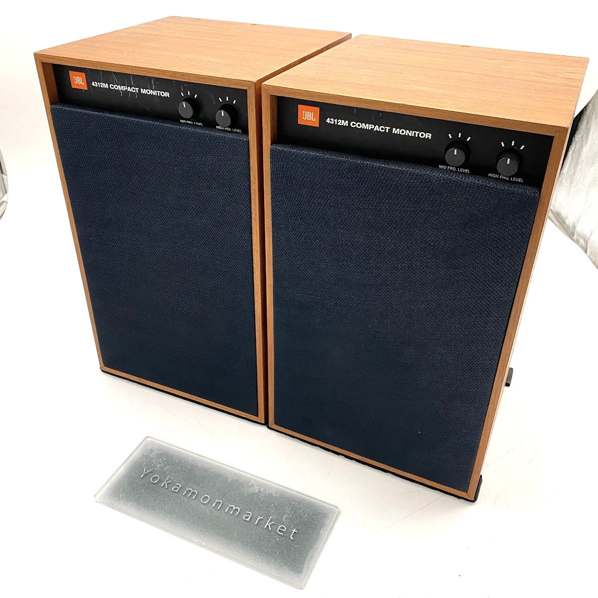 JBL 4312M Compact 3 Way LoudSpeaker Speaker Set Pair Blue Line