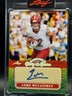 Luke McCaffrey Auto 2025 Leaf Glory of the Game Future 92/99