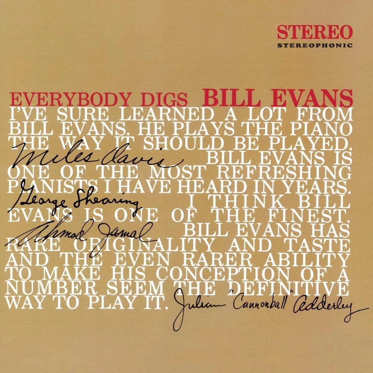 Bill Evans Everybody Digs Bill Evans (Vinyl)