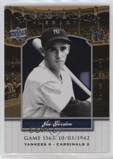 2008 Upper Deck Yankee Stadium Legacy Joe Gordon #YSL1563 HOF 2k3