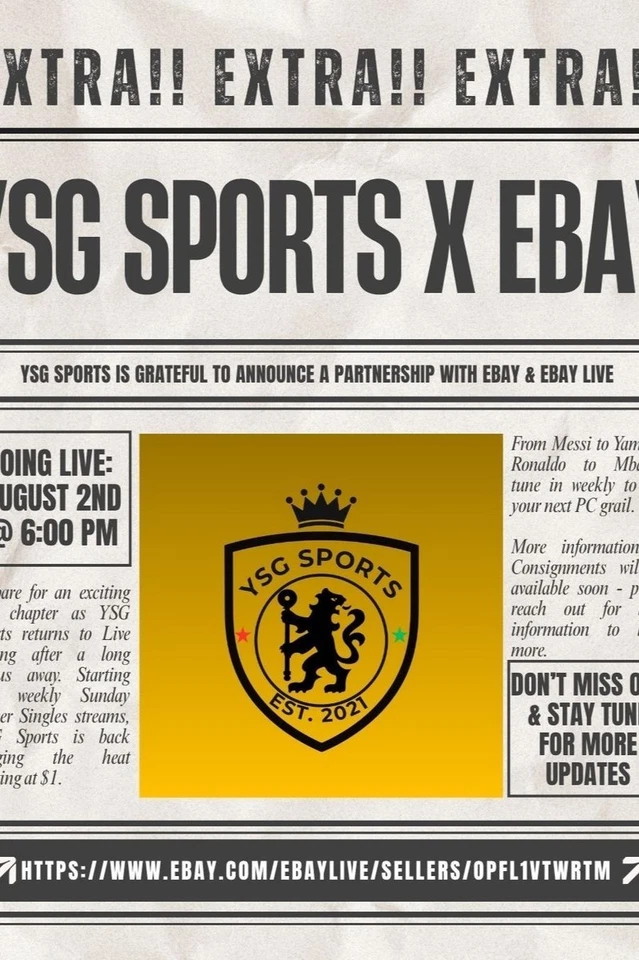 GUESS WHO'S BACK - $1 ⚽️ SUNDAY SINGLES & LOTS