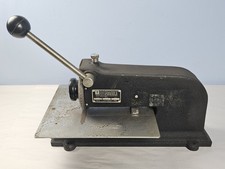 Schmidt Model 6 Metal Dog Tag Nameplate Marking Machine Press 18 Font Wheel