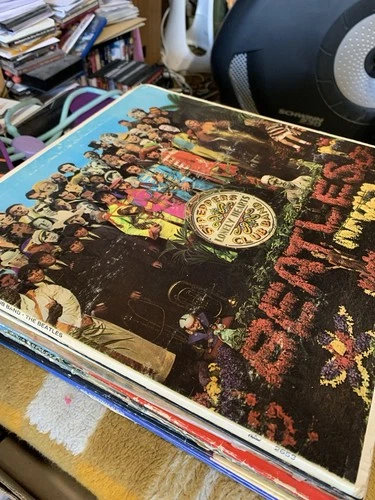 THE BEATLES & ELVIS PRESLEY Vinyl Record LOT OF 15 LPs - Low Grade