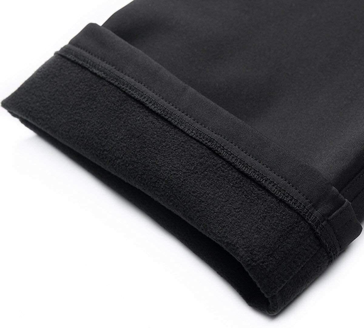 FREE SOLDIER Men's Outdoor Softshell Fleece Lined Cargo Pants Snow Ski