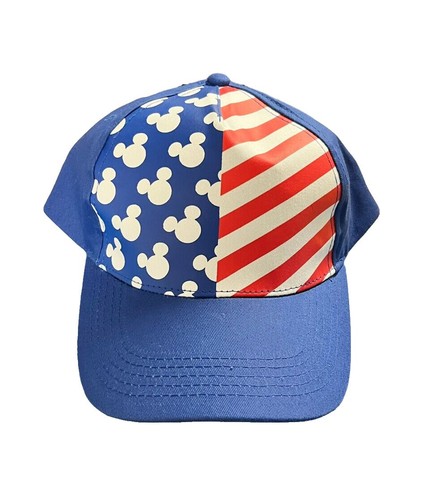 Disney Parks Blue White Stripes Floppy Straw Hat Wide Brim 
