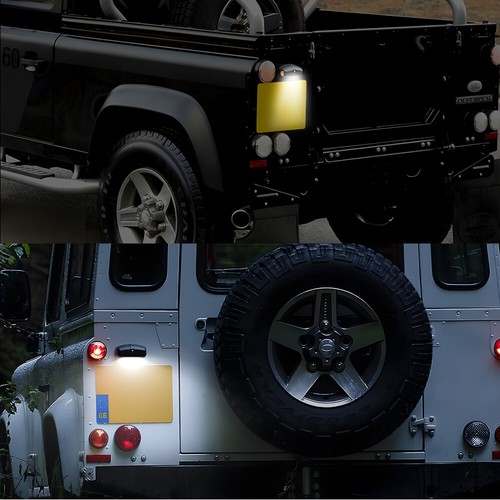 12v White Rear Number Plate Light Lamp For Land Rover 88 109 90 110 130 Defender - Picture 9 of 9