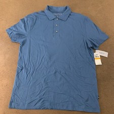 Nautica Men's Size Small Slim Fit Tide Blue Short Sleeve Polo Shirt NWT