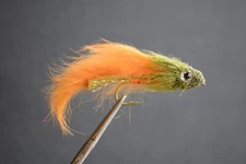 ORANGE & OLIVE DUNGEON Streamer Fly Fishing Fly Flies, 1 Fly You Choose Size