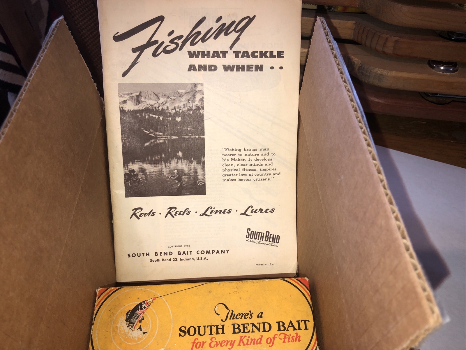 South Bend SurfOreno 963 Frog In Box With Box Insert And Vintage