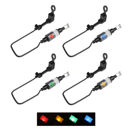 Bite Indicator Set Bobbins Carp Fishing Led Illuminated Bite