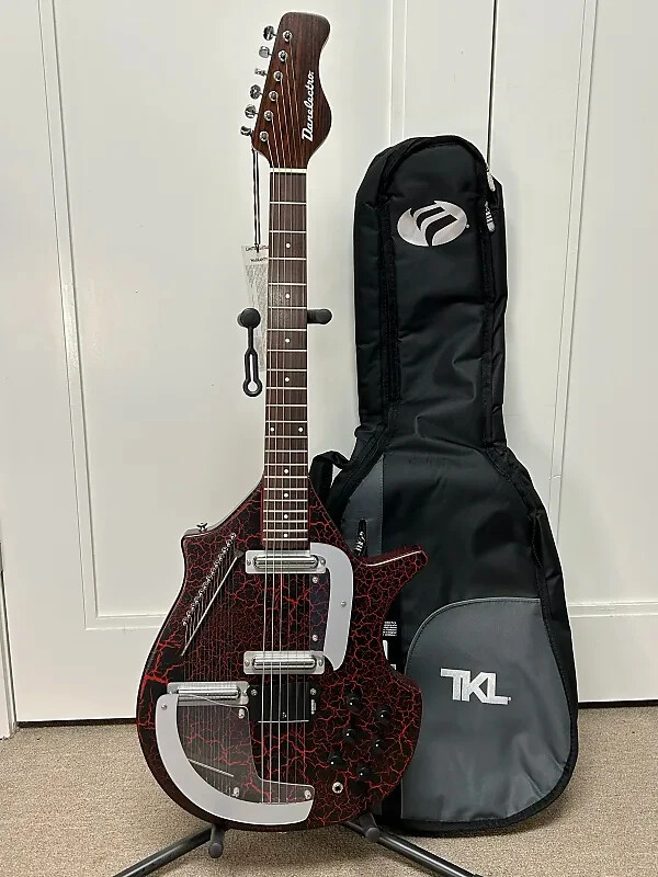 Danelectro Coral Sitar Reissue - Red Crackle - Brand New with Free