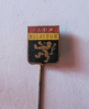 VINTAGE CLUB BELGIQUE, BELGÏE ,BELGIUM FOOTBALL CLUB ENAMEL PIN BADGE